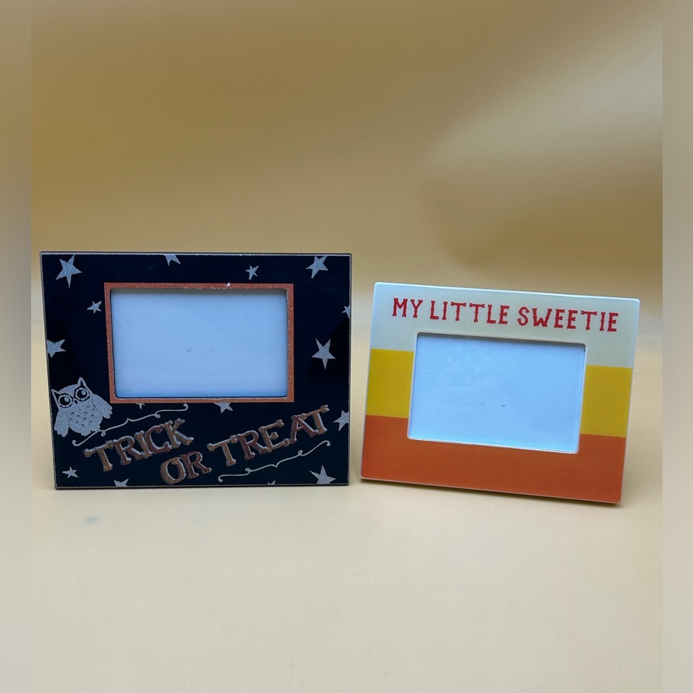 Halloween picture frames my little sweetie candy corn, trick or treat 👻